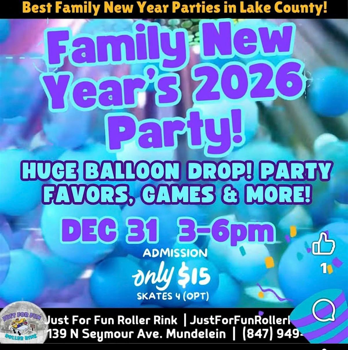 New Year\u2019s Eve Rollin\u2019 into 2026