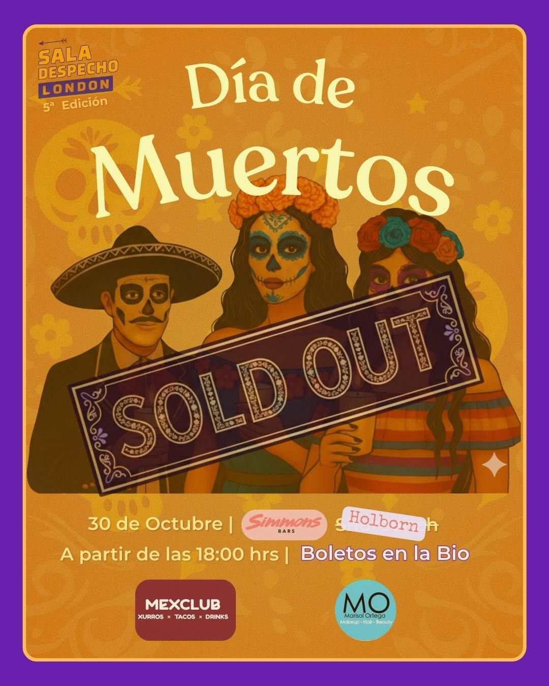 5\u00aa Sala Despecho \u2013 London (Especial D\u00eda de Muertos)