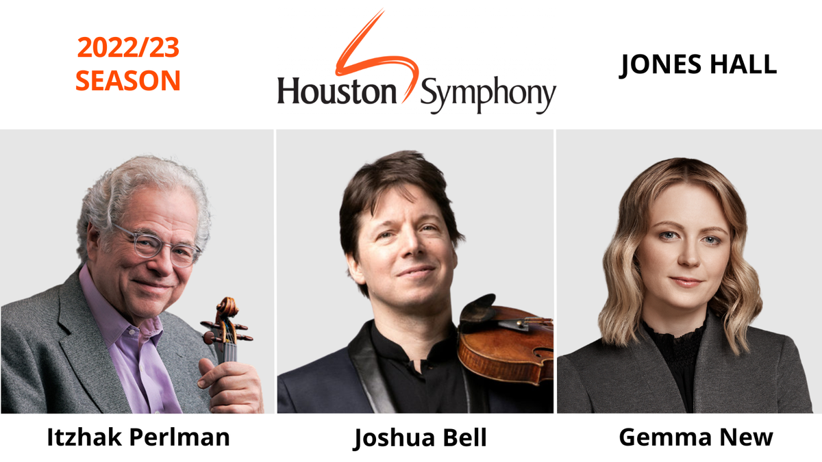 Houston Symphony - Joshua Bell Returns at Jones Hall at Wortham Center