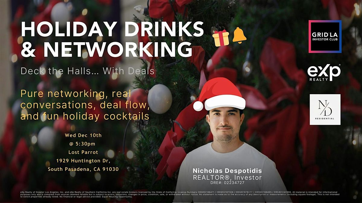Holiday Drinks & Networking \u2014 GRID LA
