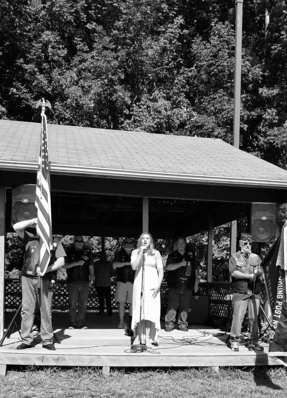 Bella Perrotta National Anthem for Bike Blessing/Ride DerrySalem