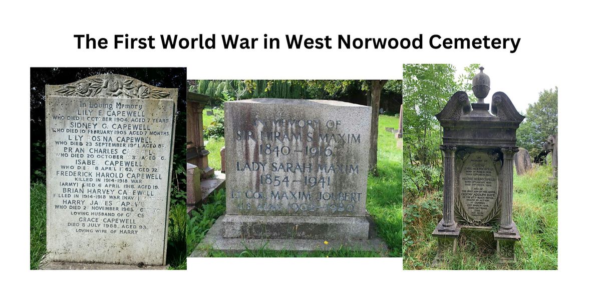 National Cemeteries Week: World War I at West Norwood Cemetery