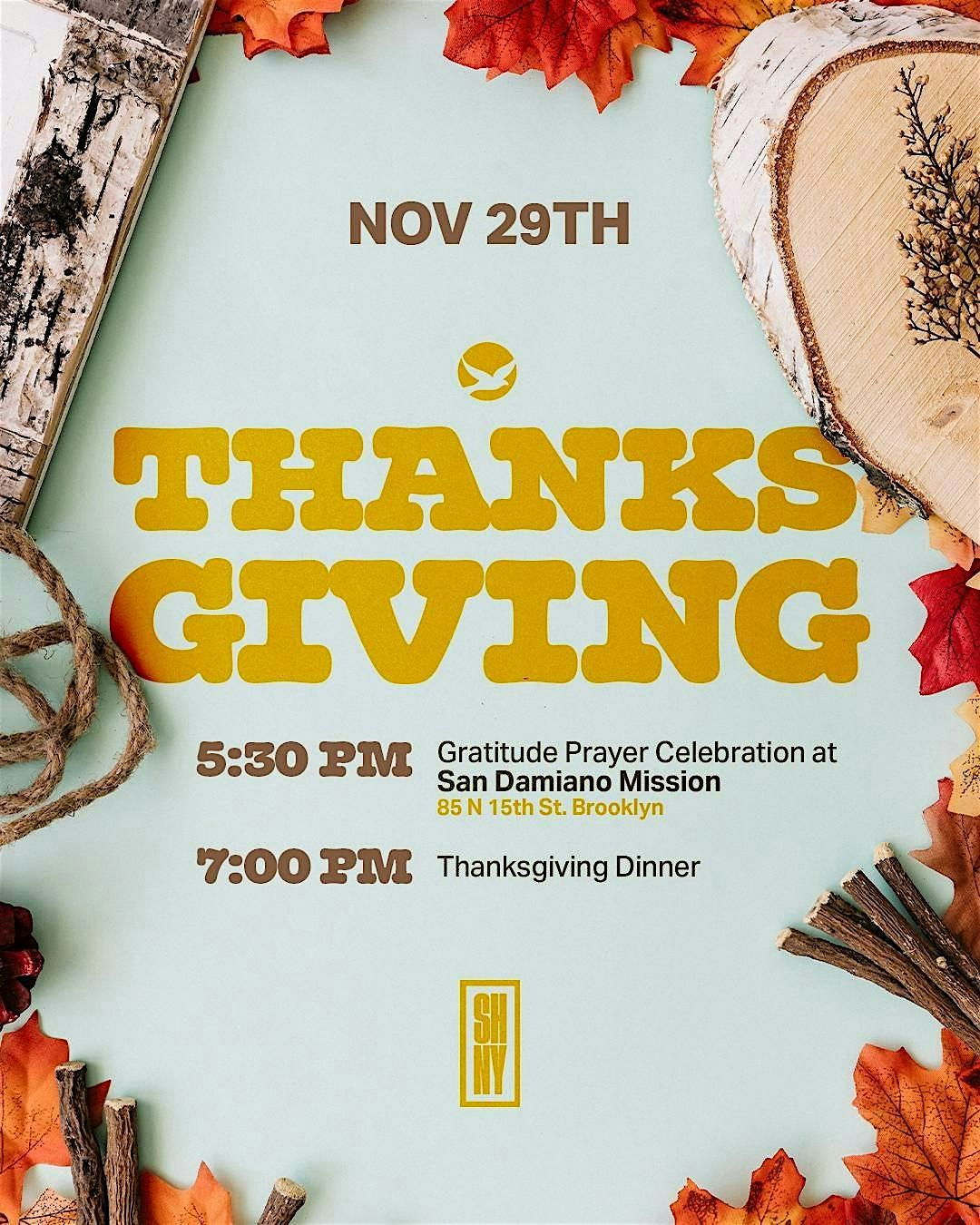 Thanksgiving Potluck and Dinner