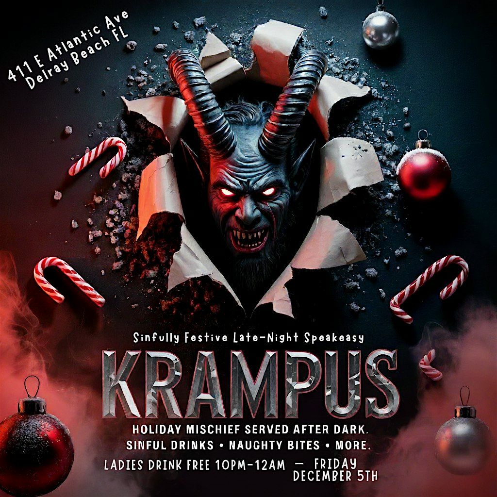 KRAMPUS \u2013 A Sinfully Festive Late-Night Speakeasy Experience