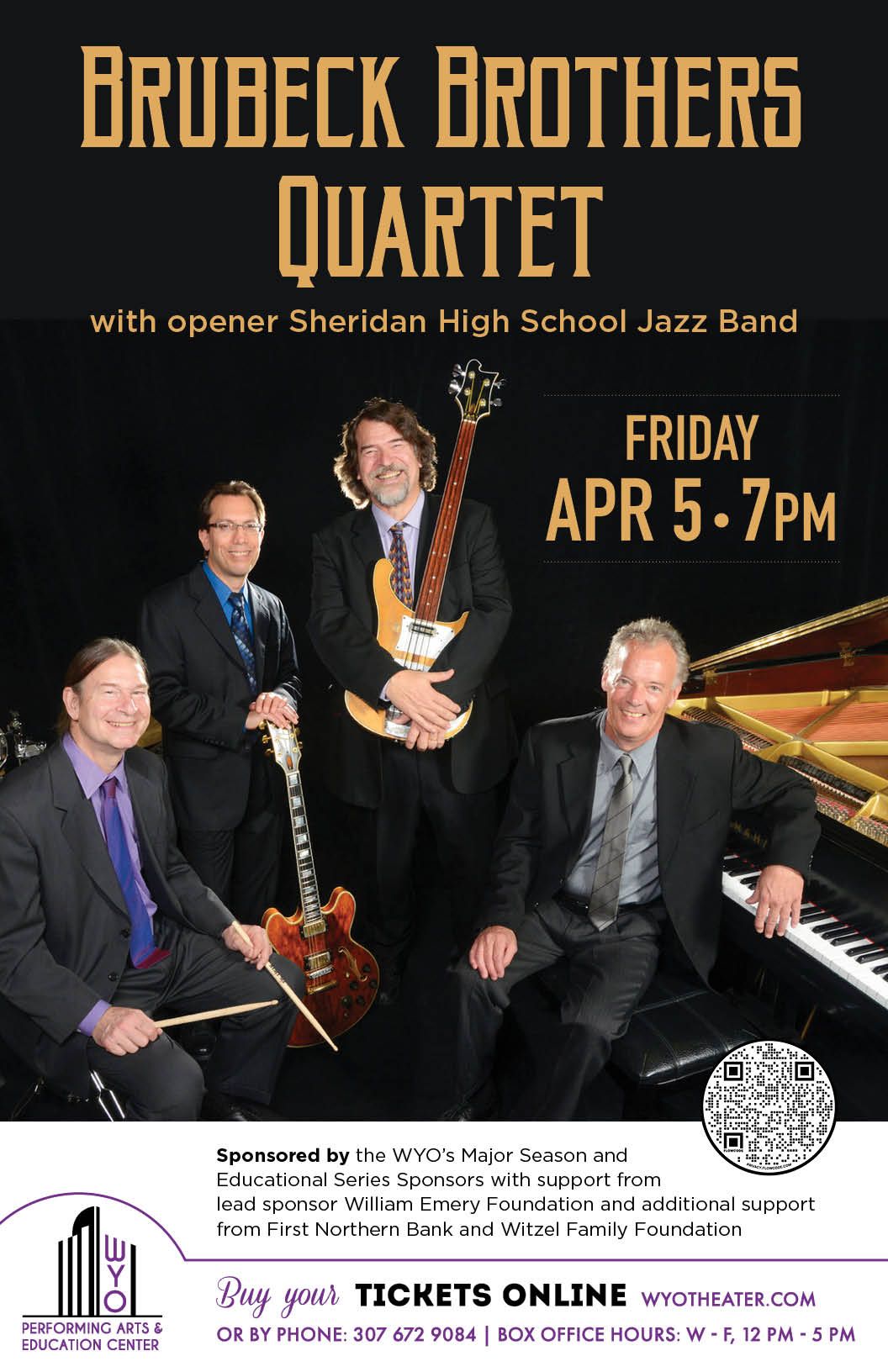 The Brubeck Brothers Quartet at South Orange Performing Arts Center