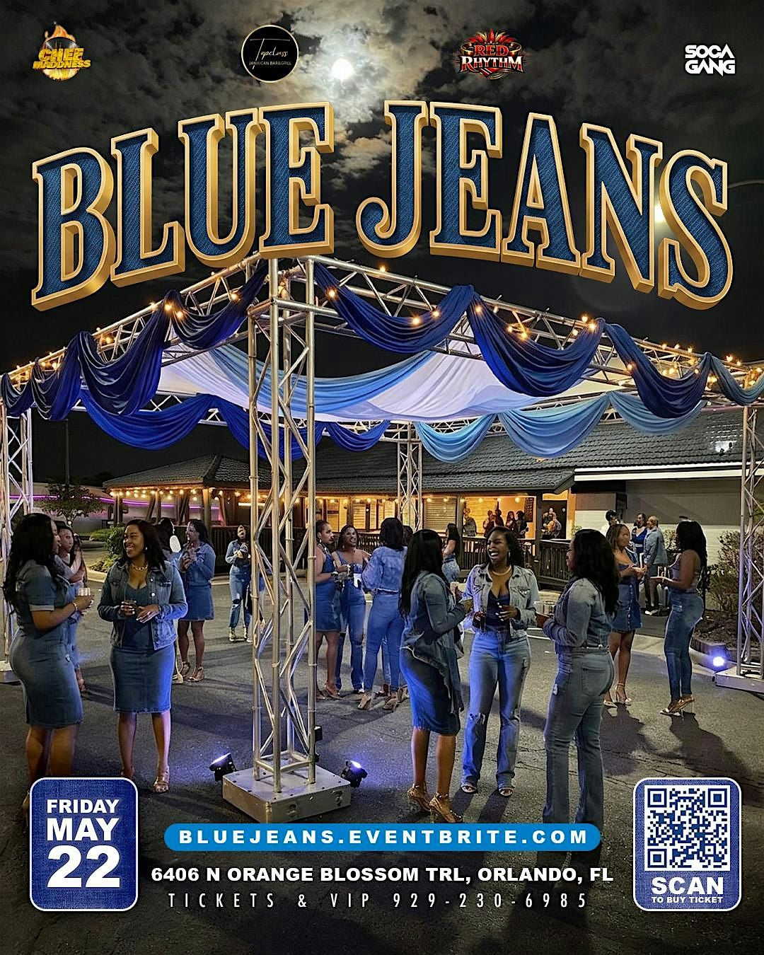 Blue Jeans - Orlando Carnival Friday