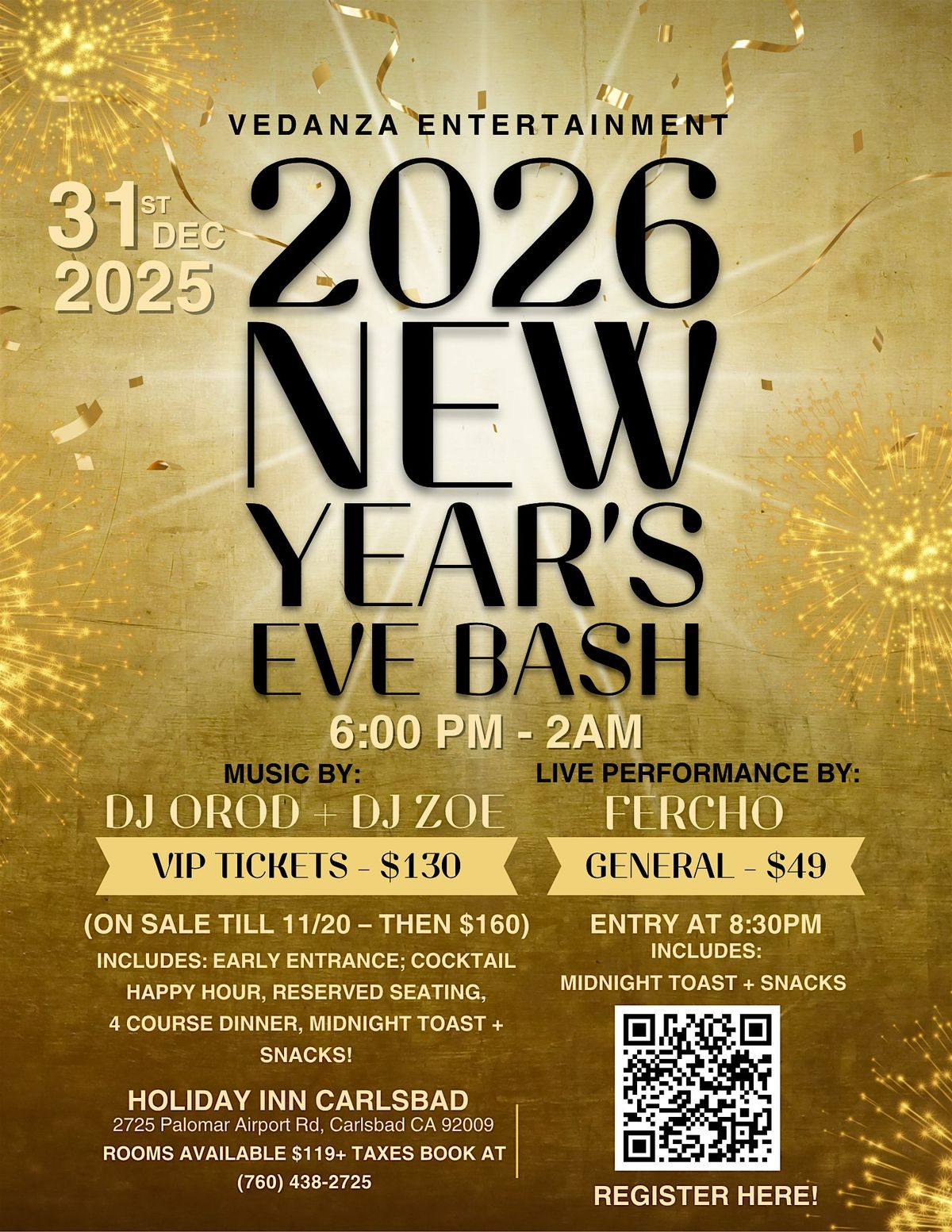 New Year's Eve Salsa Bachata Gala