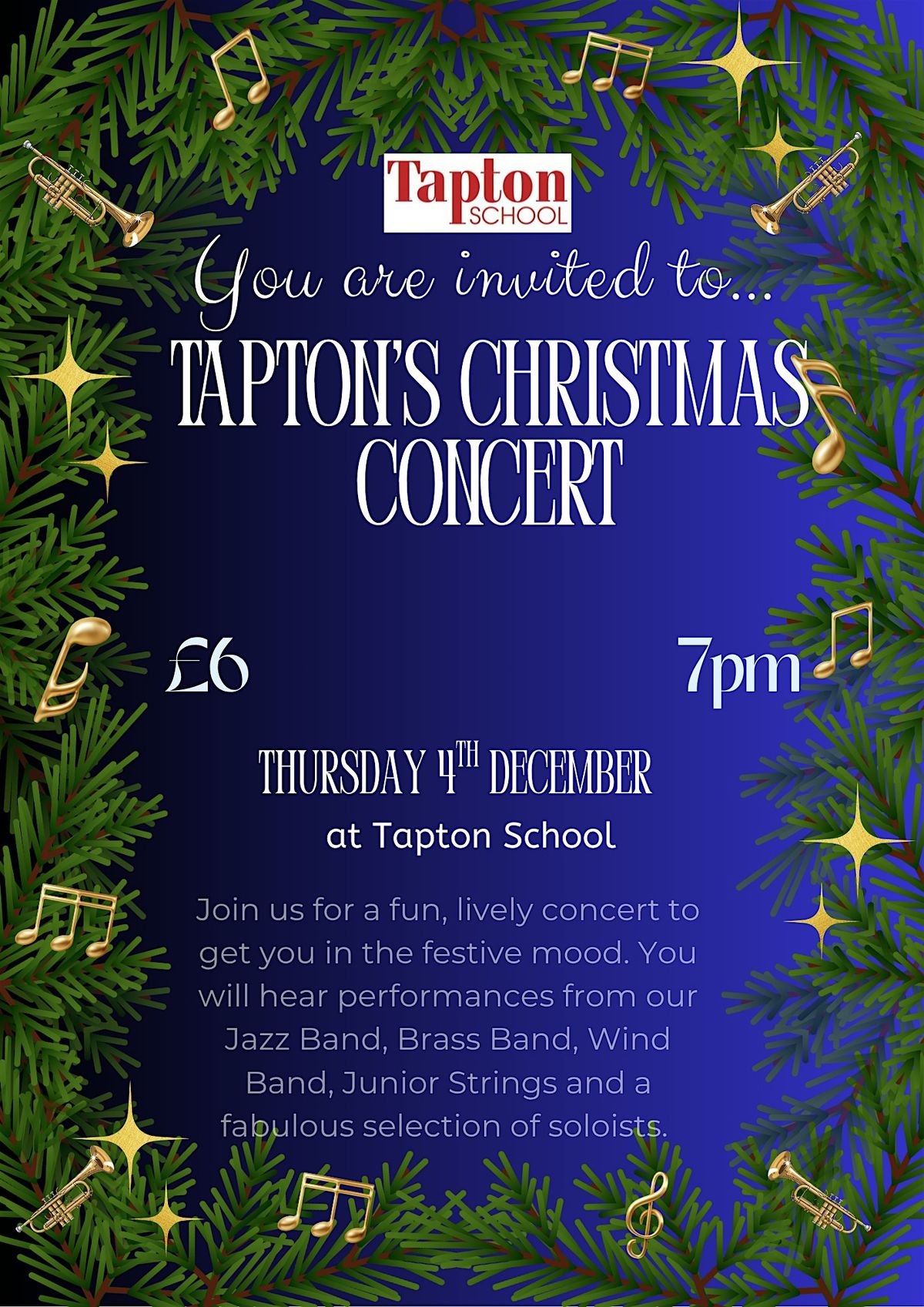 Tapton School Christmas Concert 2025
