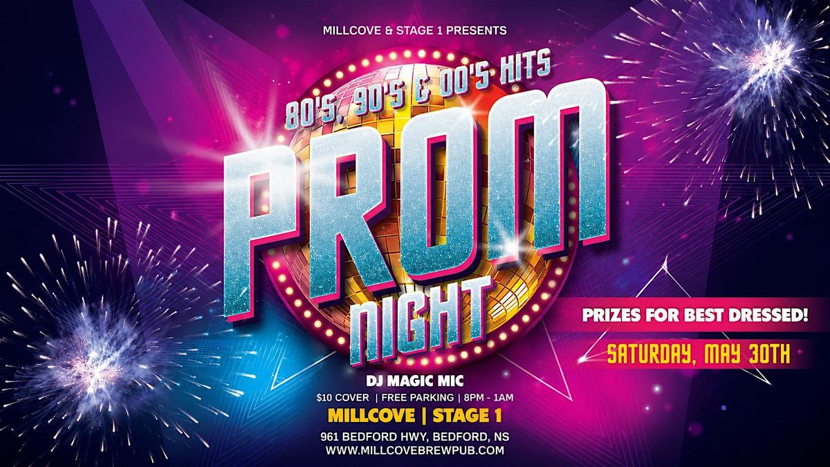 Prom Night at Stage 1 at Mill Cove Brew Pub, Bedford on 30th May, 2026