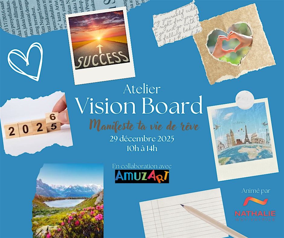Atelier Visionboard 2026 - Manifeste ta vie de r\u00eave