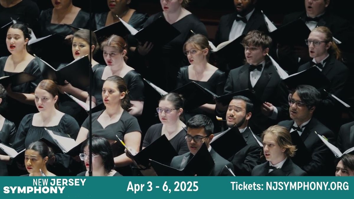 New Jersey Symphony Orchestra at New Jersey Performing Arts Center - Prudential Hall