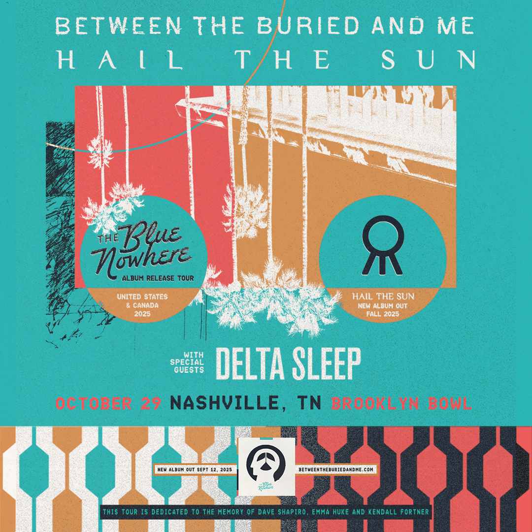 Between the Buried and Me and Hail The Sun at Riverside Municipal Auditorium