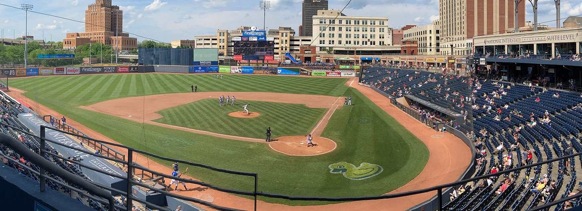 Parking Binghamton Rumble Ponies at Akron RubberDucks
