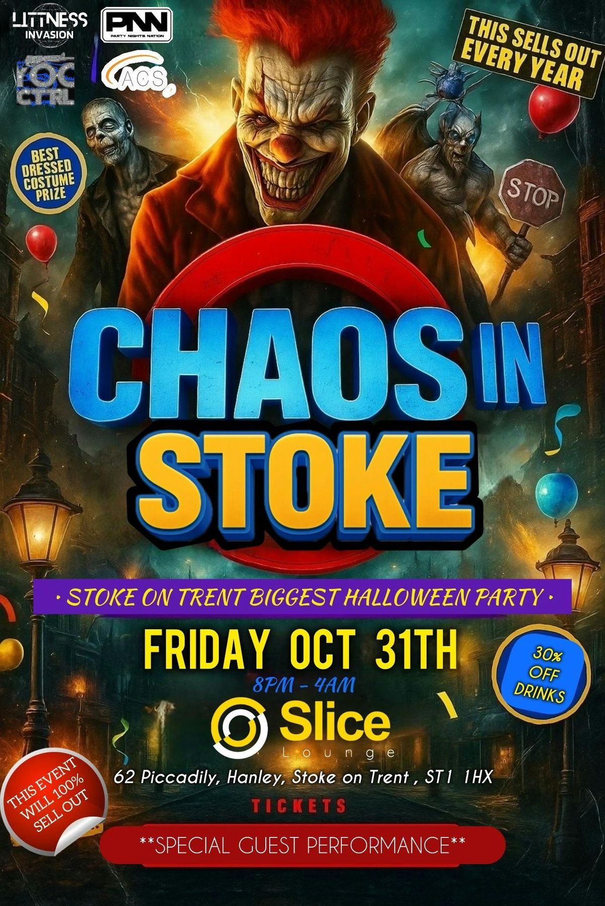Chaos in stoke 