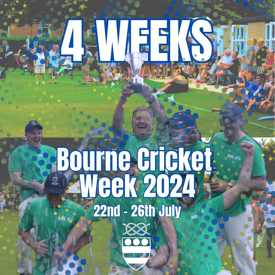 Cricket Week 2024 Abbey Road, Bourne, Stamford, EN July 22 to July 26