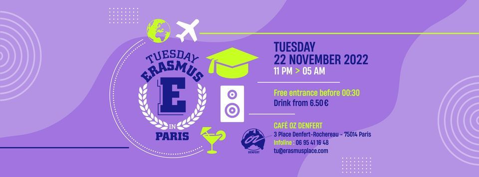 TUESDAY ERASMUS IN PARIS