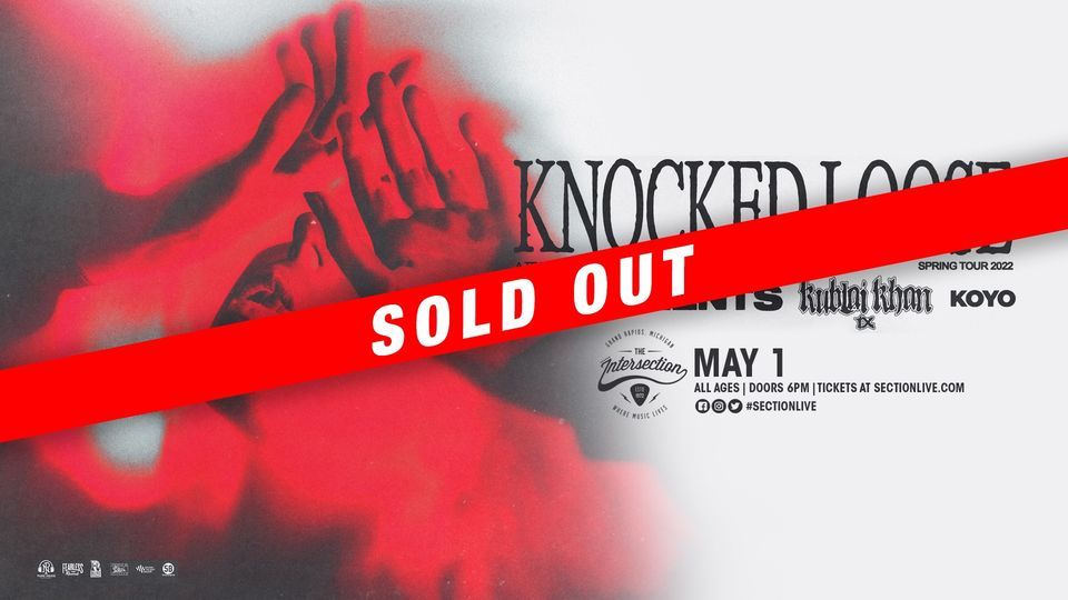 SOLD OUT! Knocked Loose A Tear In The Fabric Of Life Tour The