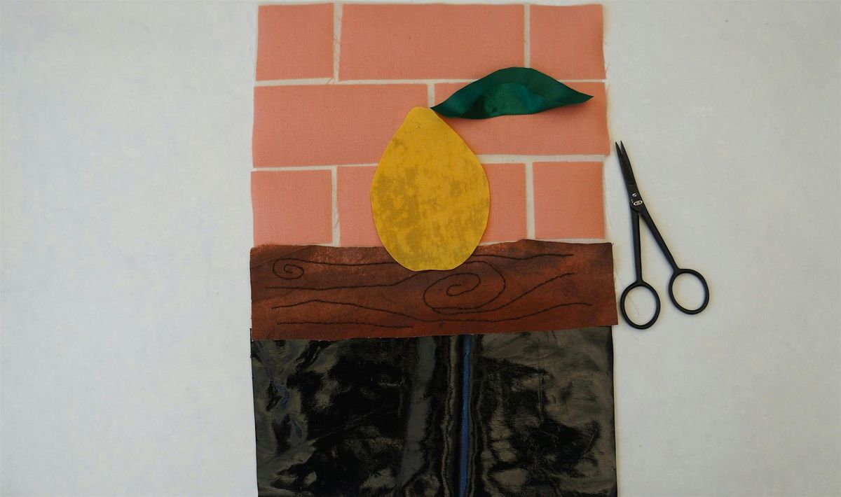 Still Life Textile Collage at Red House Museum and Gardens