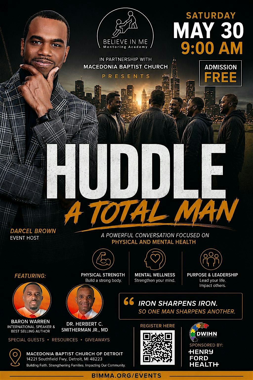 HUDDLE: The Total Man \u2014 a powerful morning focused on strengthening men