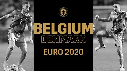 Euro 2020 Denmark Vs Belgium Parken Stadium Copenhagen Lyngby Sk June 17 2021
