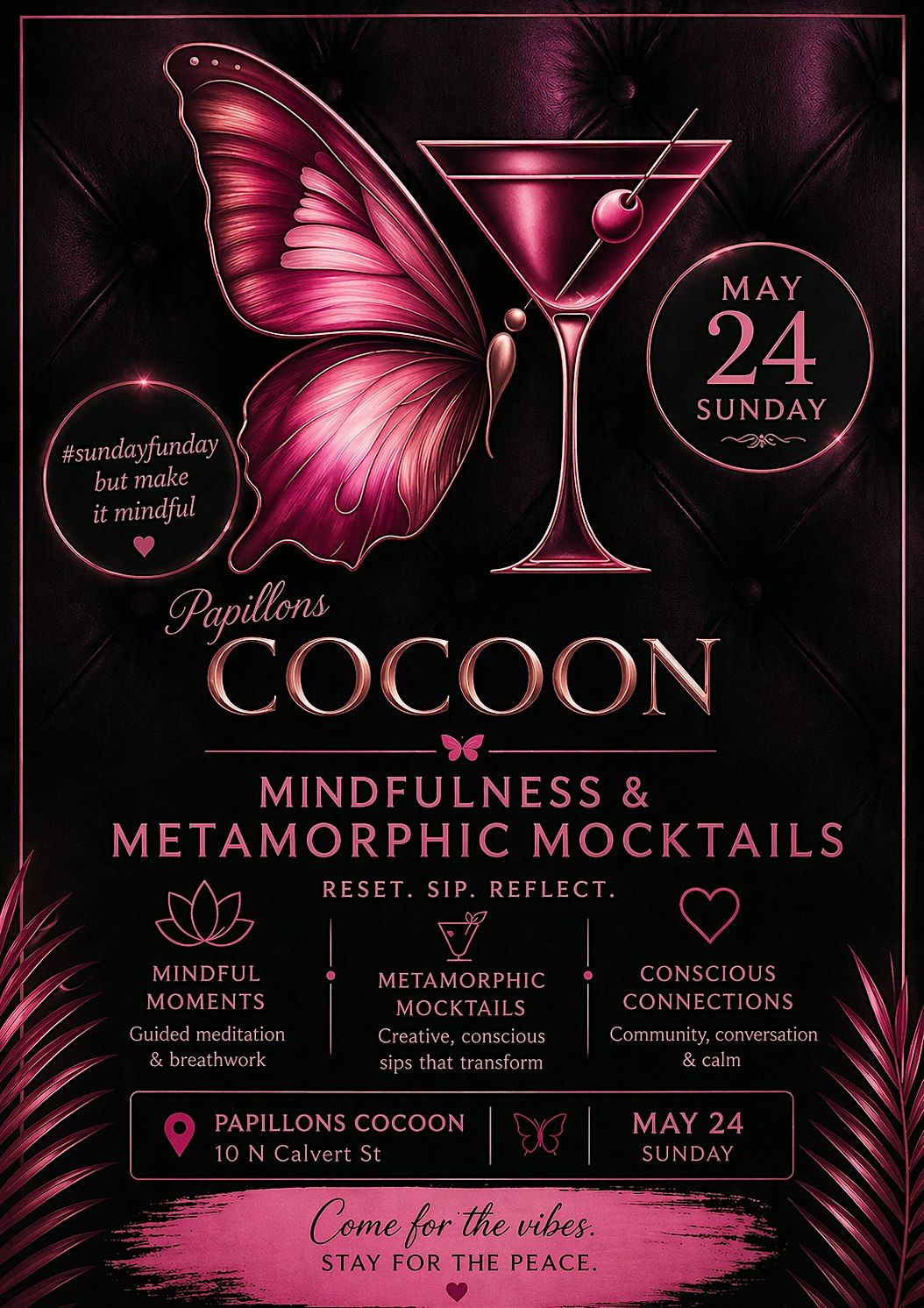 Mindfulness and Metamorphic Mocktails & Brunch