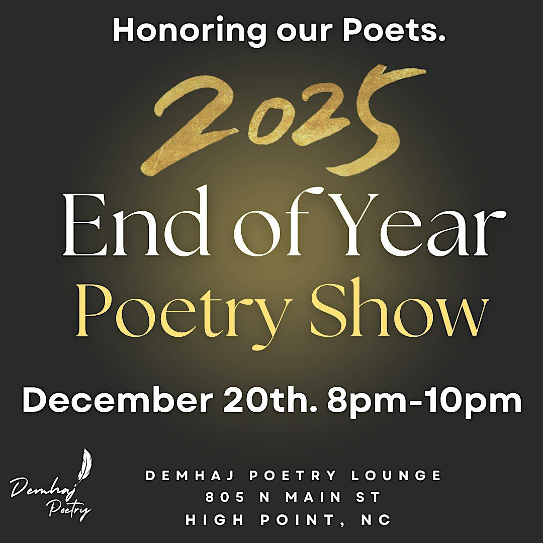 End of Year Poetry Show