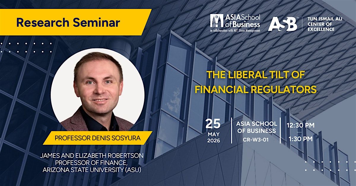 TIACOE Research Seminar: Prof. Denis Sosyura