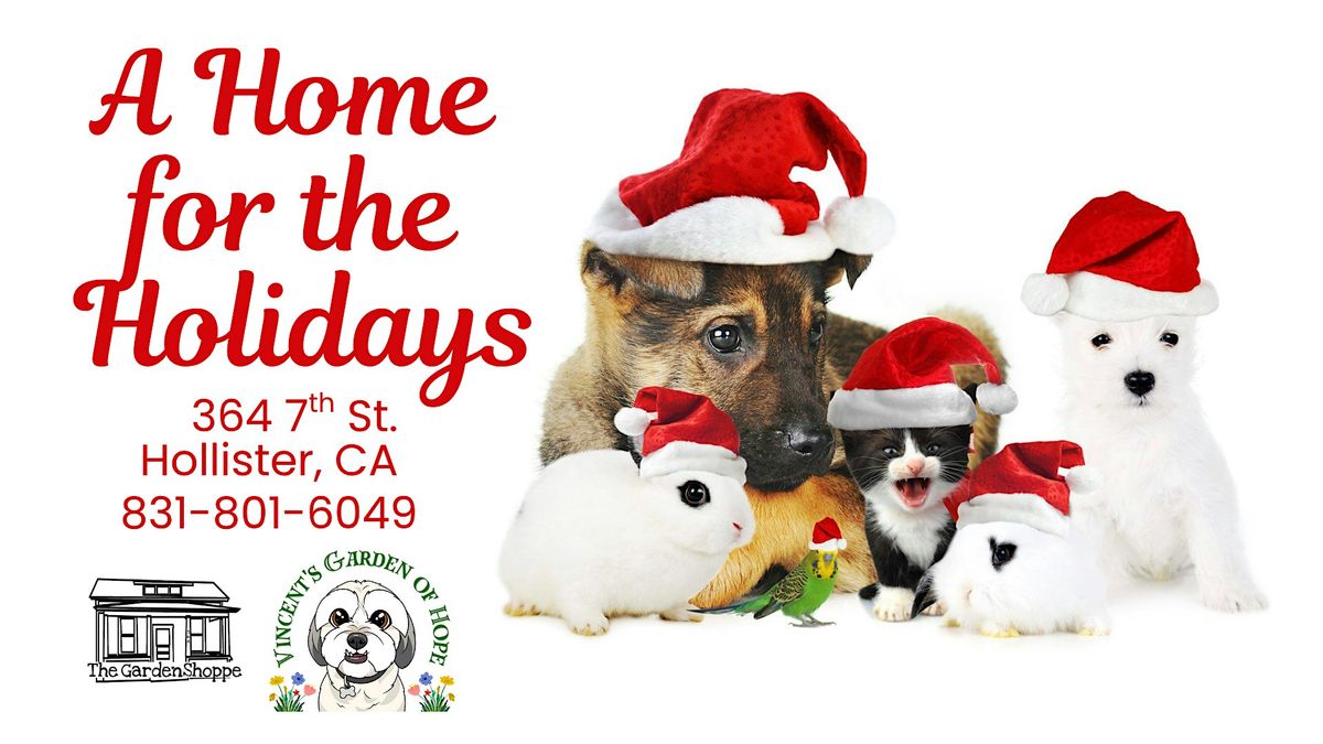 A Home for the Holidays supporting animal rescue!