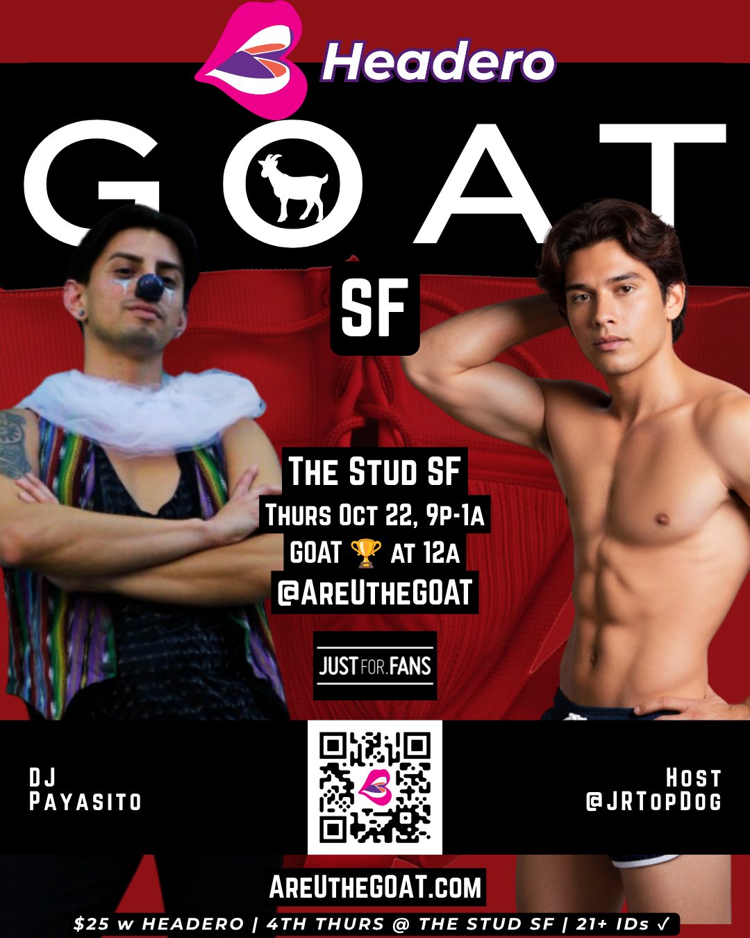 GOAT [SF] at The Stud, San Francisco on 22nd October, 2026