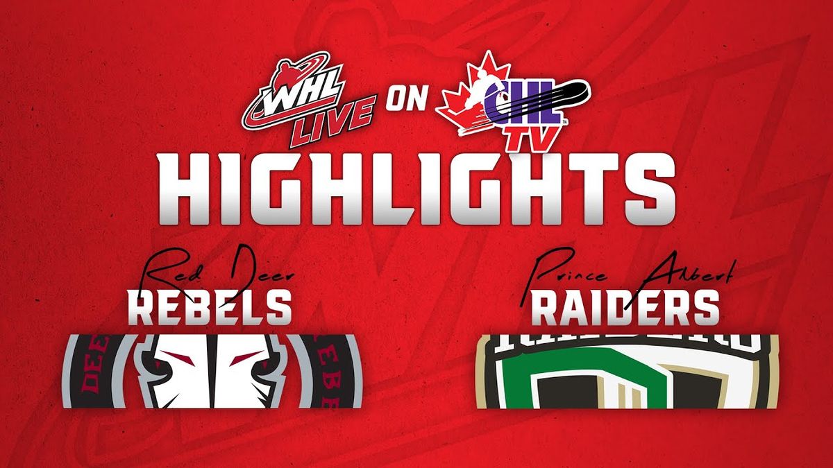 Prince Albert Raiders at Red Deer Rebels at Marchant Crane Centrium at Westerner Park