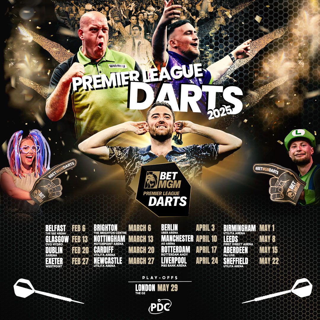 2026 Premier League Darts - Night Eight Berlin Tickets