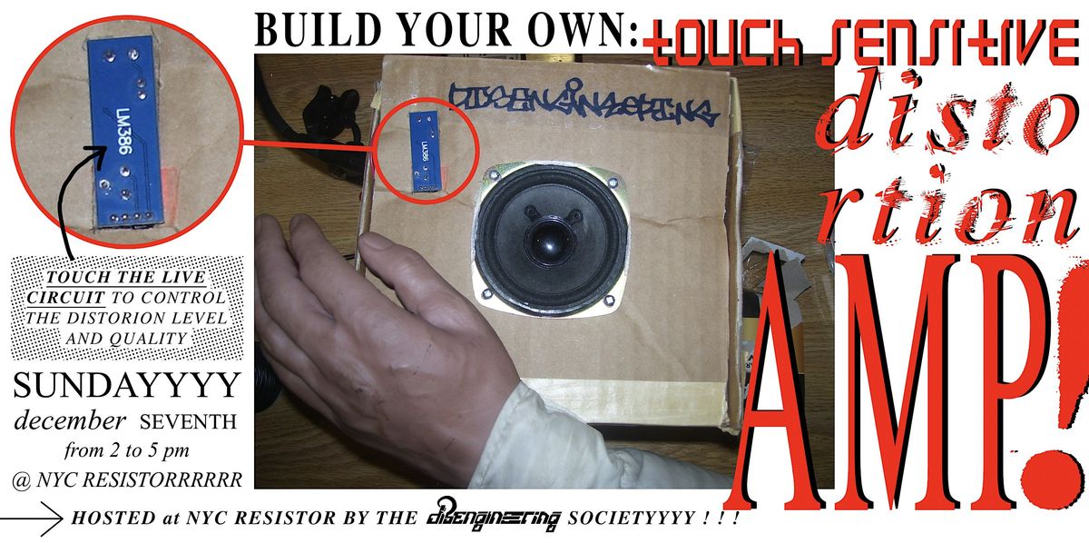 Screambox Workshop: Build your own touch sensitive distortion amplifier!