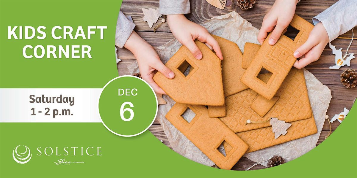 Kids Craft Corner: Gingerbread House Photo Frames at High Line House at ...
