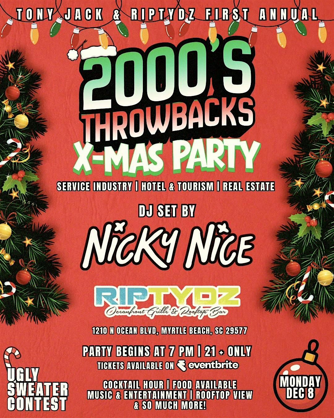 2000\u2019s Throwbacks X-Mas Party