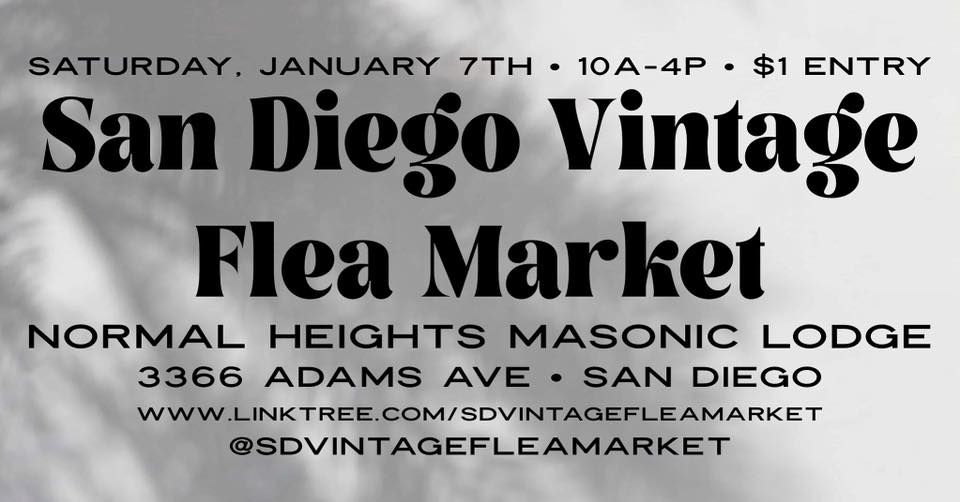San Diego Vintage Flea Market 1\/7\/23