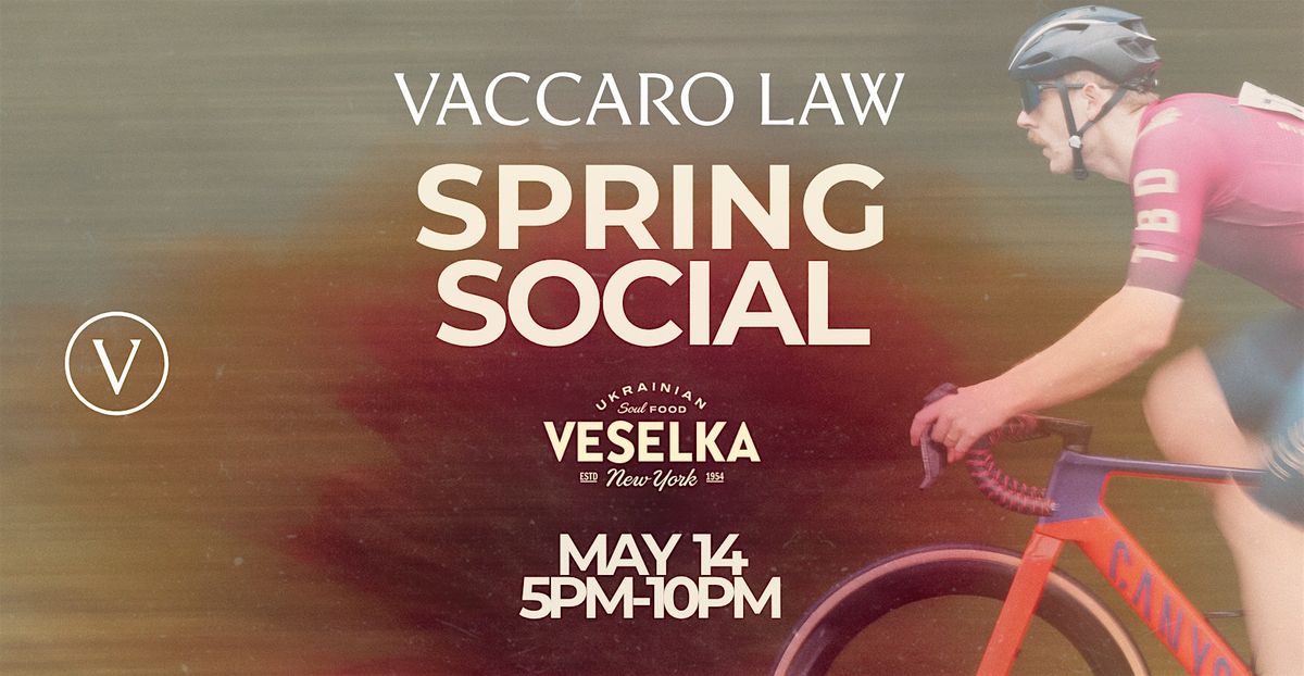 2026 NYC Bike Community Spring Social p\/b Veselka and Vaccaro Law