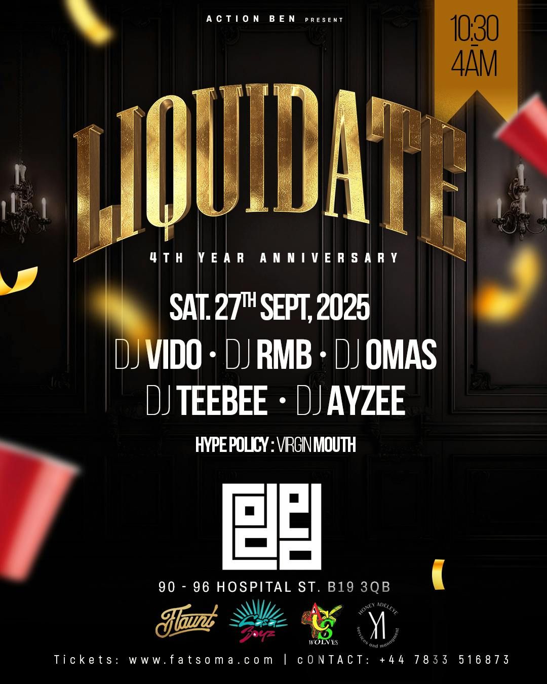 LIQUIDATE - 4 YEAR ANNIVERSARY