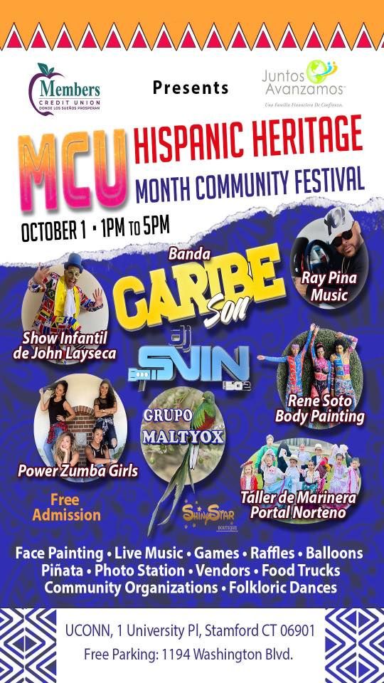 Hispanic Heritage Month Festival UConn Stamford October 1 2022 hispanic-heritage-month-festival-uconn-stamford-october-1-2022