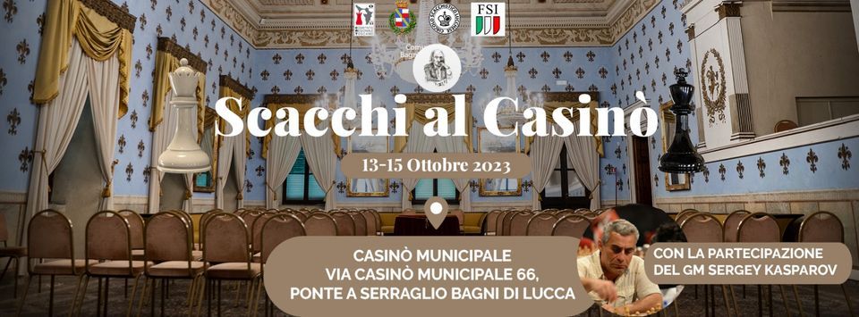 Scacchi al Casin\u00f2 - 2\u00b0 Edizione 2023 - Torneo Week End a Tempo Standard