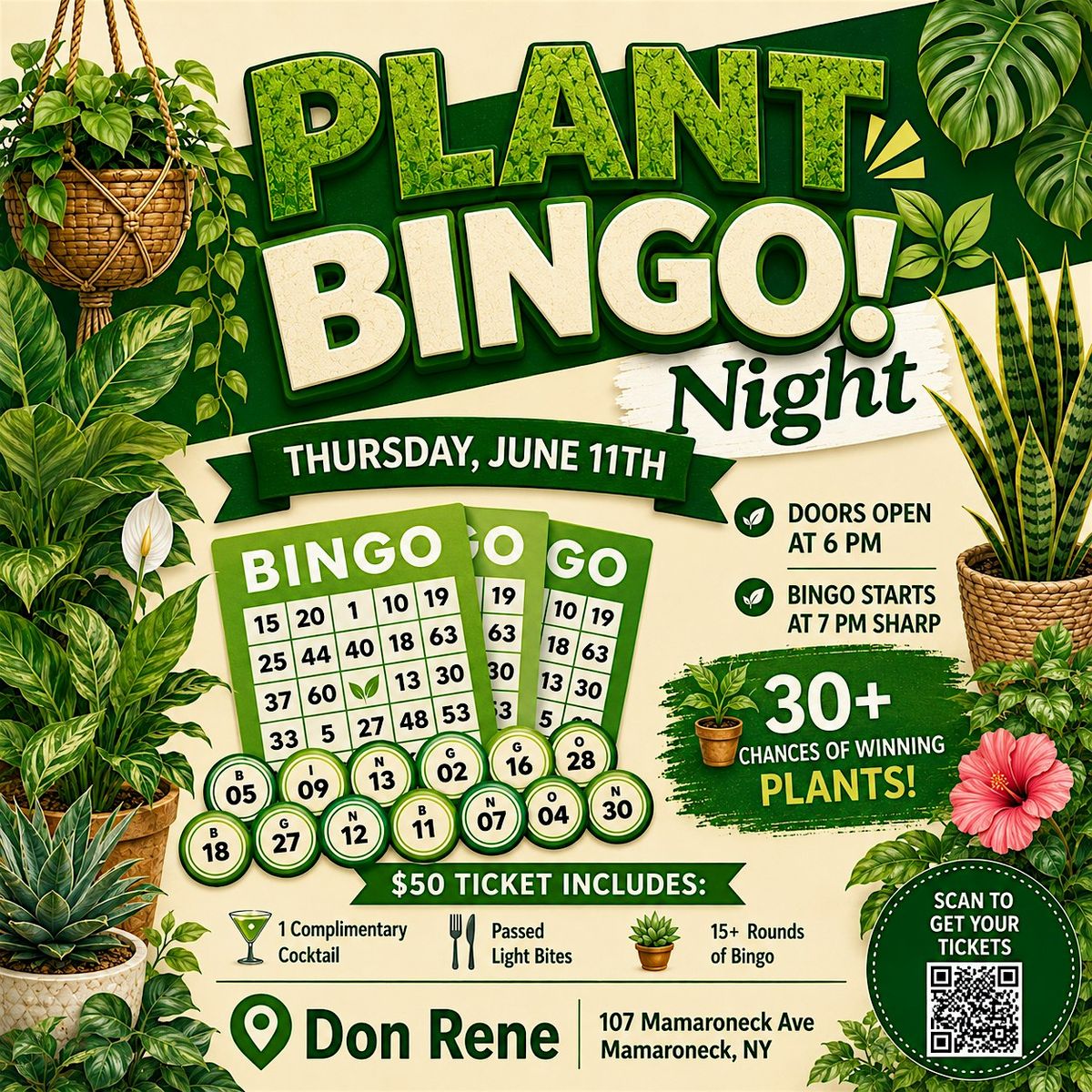 Plant Bingo Night