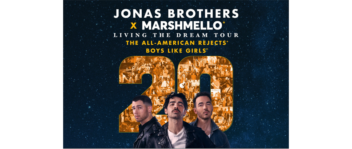 Parking Jonas Brothers with Marshmello and Boys Like Girls