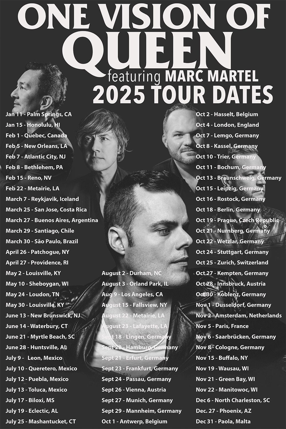 Marc Martel at North Charleston Performing Arts Center