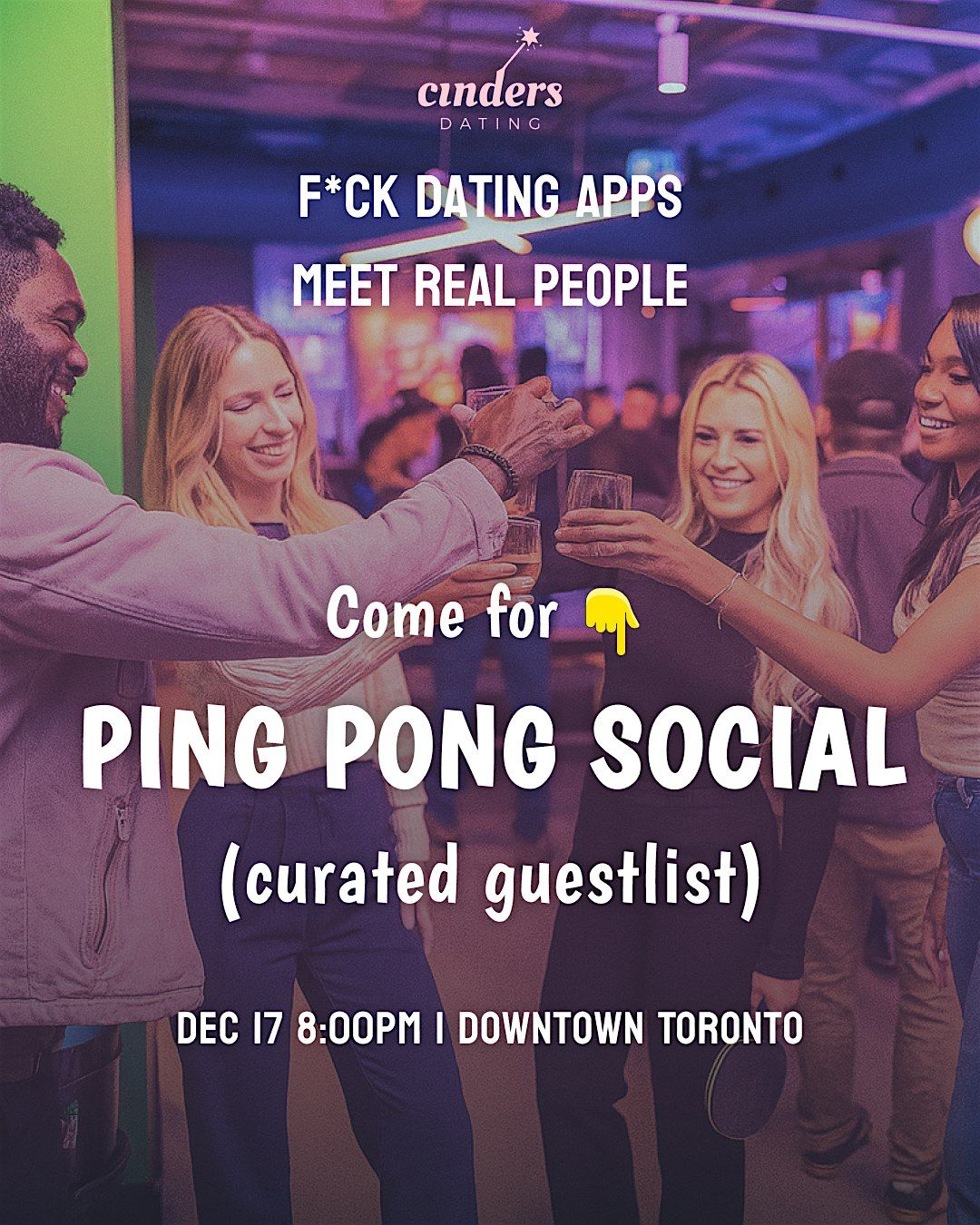 Curated Singles Ping Pong Social