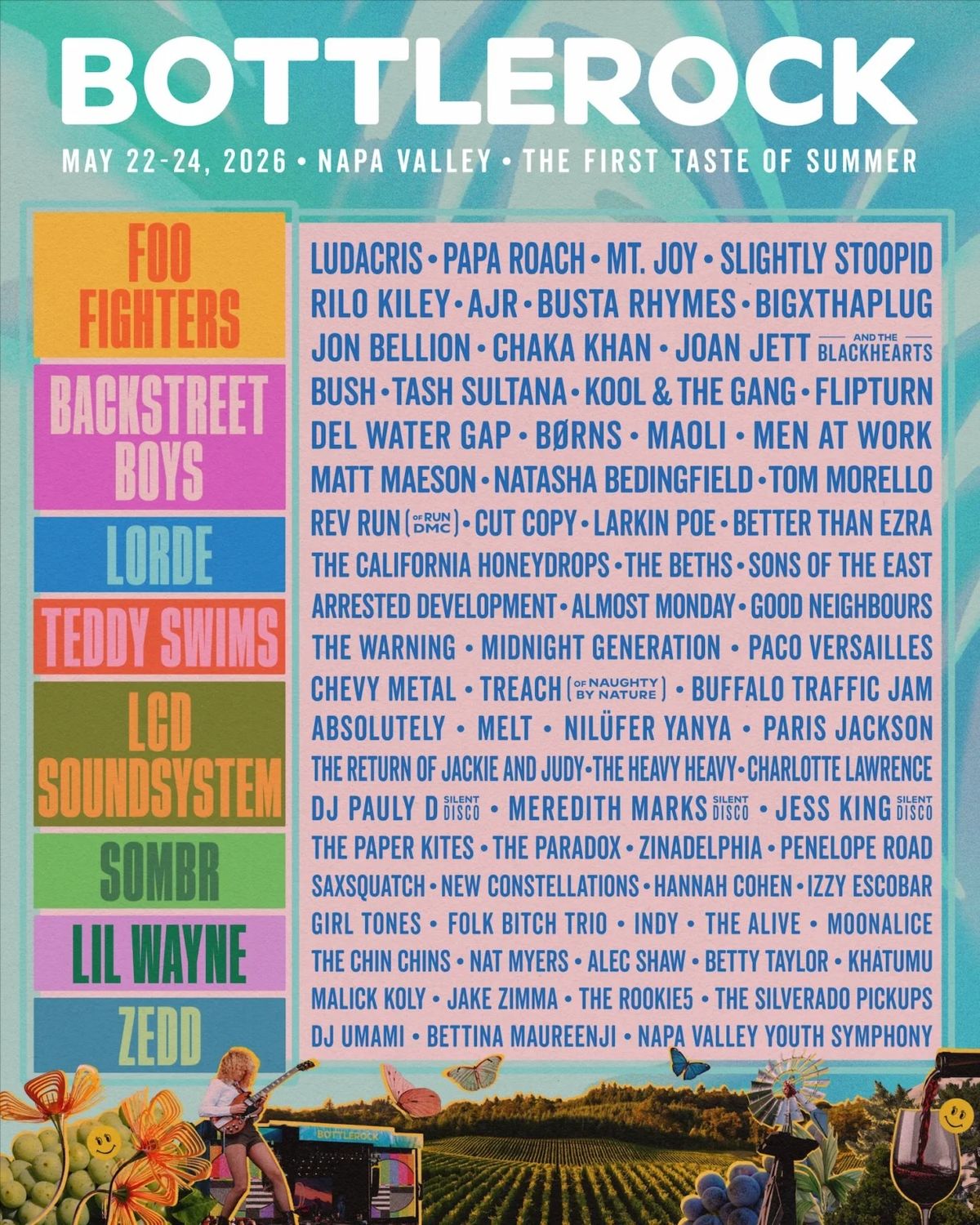 BottleRock Festival: Lorde Teddy Swims & Lil Wayne - Friday