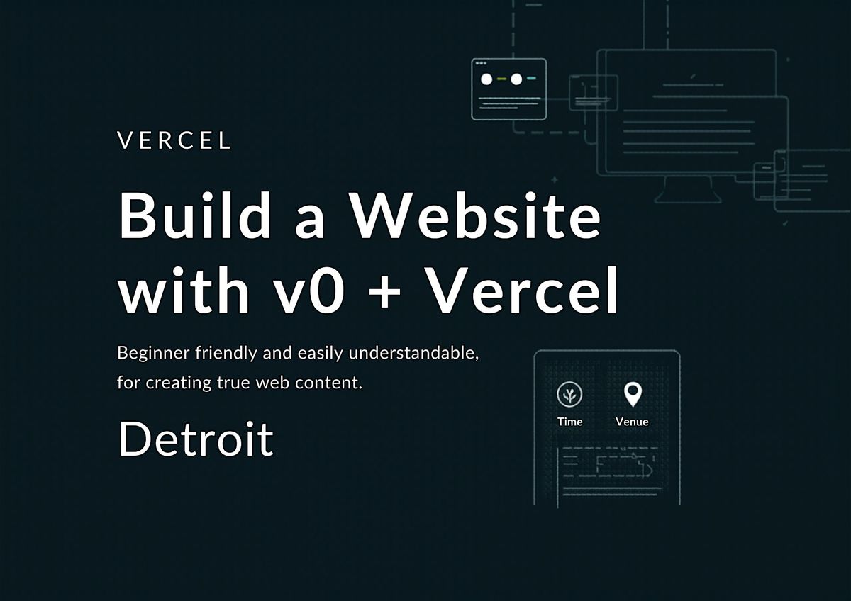 Build a Website with in a day - v0 + Vercel \u2014 Beginner Workshop