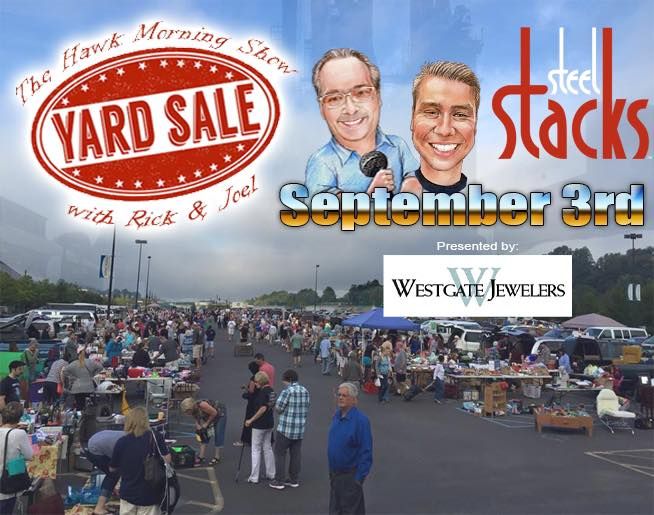 lucky-funtime-the-99-9-hawk-fall-clearance-yard-sale-at-steelstacks