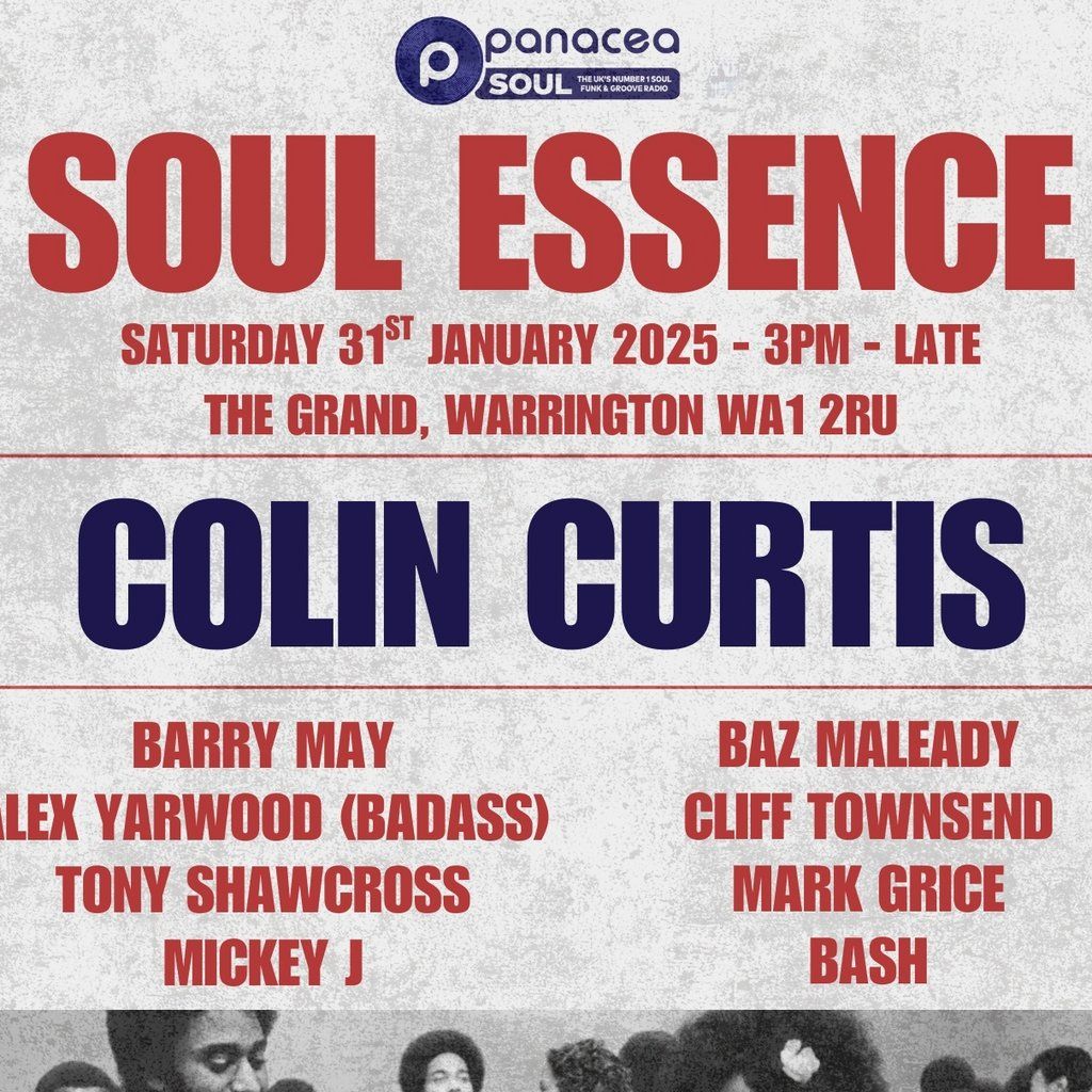 Panacea Soul presents Colin Curtis