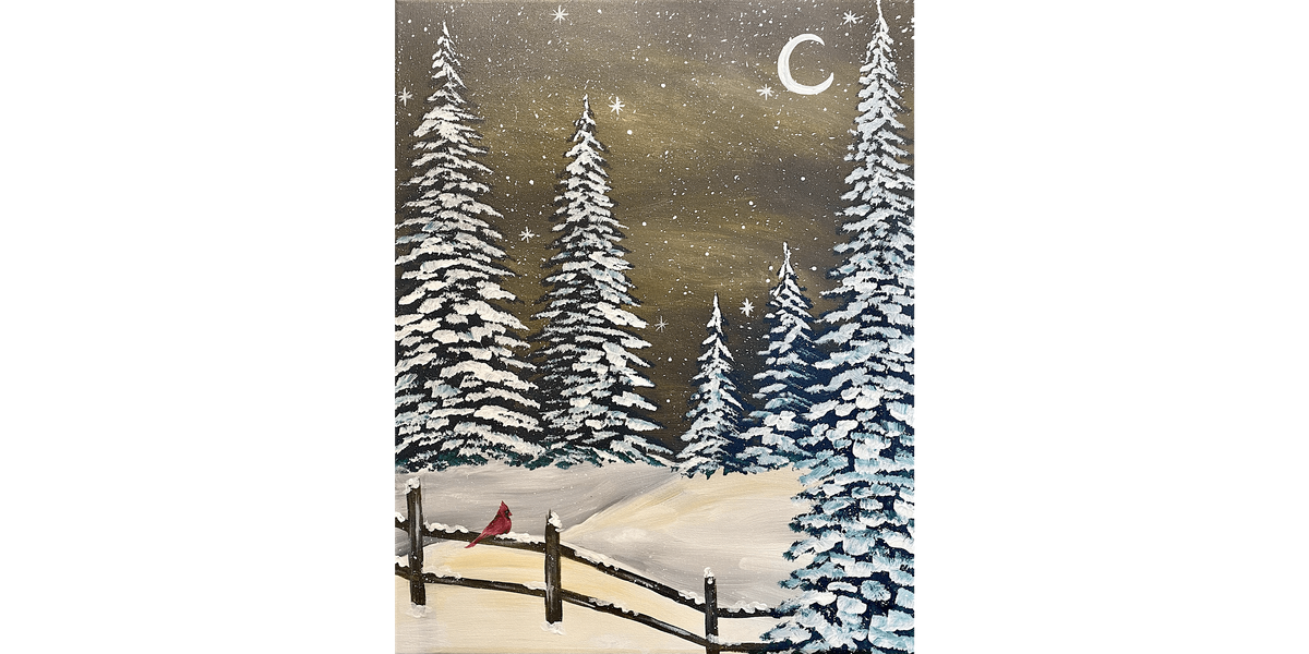 Winter Woods - Paint and Sip in Norfolk | Classpop!\u2122