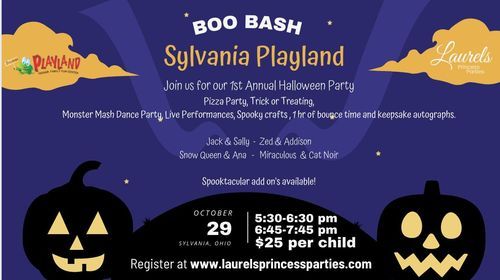 Boo Bash Sylvania Playland October 29 21