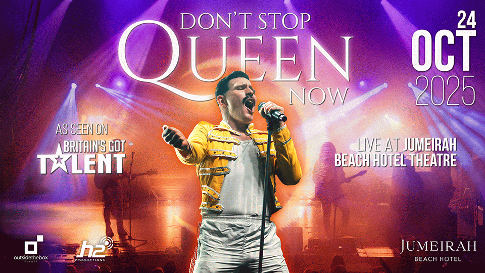 Don't Stop Queen Now at Jumeirah Beach Hotel
